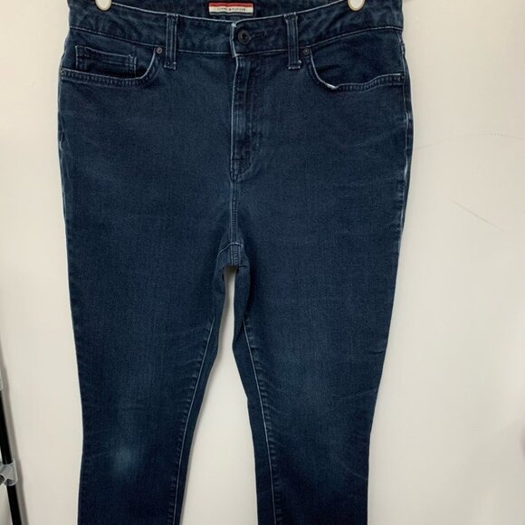 Tommy Hilfiger High Rise Dark Wash Jeans Size 10 - Picture 2 of 10